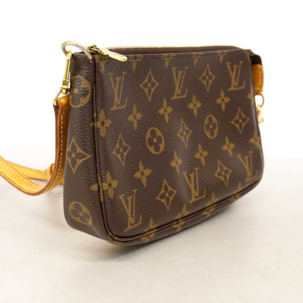LOUIS VUITTON Brown Monogram Pochette Pouch - Picture 2 of 11